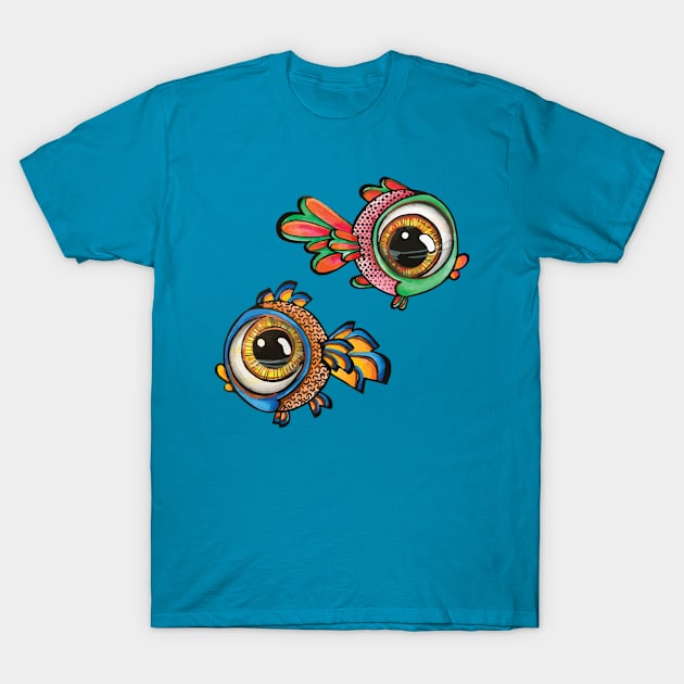 Cute Fish T-Shirt by artfulfreddy